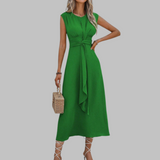 Sleeveless Round Neck Maxi Dress For Woman