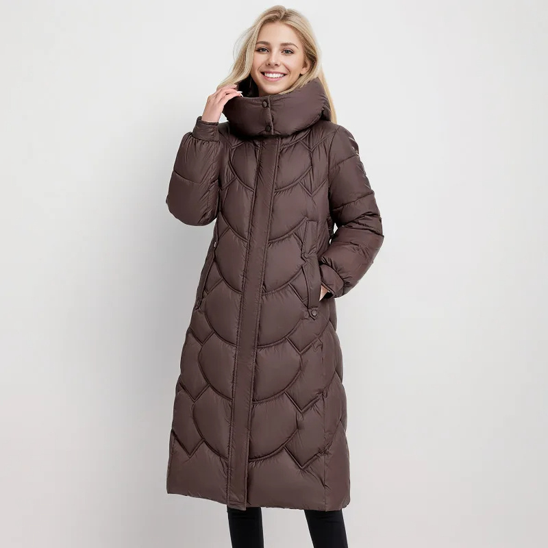 Elegant Faux Tweed Winter Coat | Lotte