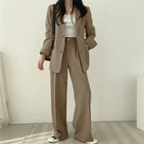 Tailored Blazer and High-Waist Trouser Set | Elowira