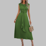 Sleeveless Round Neck Maxi Dress For Woman