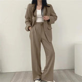 Tailored Blazer and High-Waist Trouser Set | Elowira