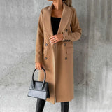 Double-Breasted Wool Trench with Tailored Fit | Alexa