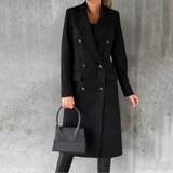Double-Breasted Wool Trench with Tailored Fit | Alexa