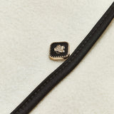 Contrast Trim Bouclé Jacket with Gold Buttons | Serapha