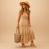 Yara | Boho summer dress with Ibiza look for women