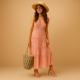 Yara | Boho summer dress with Ibiza look for women