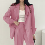 Tailored Blazer and High-Waist Trouser Set | Elowira