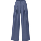 Closette | Pleated Wide Leg Trousers For Woman