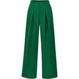 Closette | Pleated Wide Leg Trousers For Woman