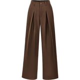 Closette | Pleated Wide Leg Trousers For Woman