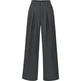 Closette | Pleated Wide Leg Trousers For Woman