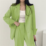 Tailored Blazer and High-Waist Trouser Set | Elowira