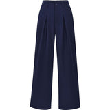 Closette | Pleated Wide Leg Trousers For Woman