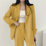 Tailored Blazer and High-Waist Trouser Set | Elowira