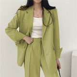 Tailored Blazer and High-Waist Trouser Set | Elowira