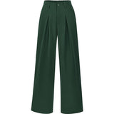 Closette | Pleated Wide Leg Trousers For Woman