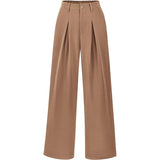 Closette | Pleated Wide Leg Trousers For Woman