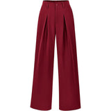 Closette | Pleated Wide Leg Trousers For Woman
