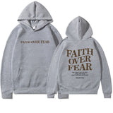 Closette | Faith Over Fear Graphic Hoodie For Woman