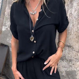 Elegant Linen Summer Set | Laurine