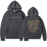 Closette | Faith Over Fear Graphic Hoodie For Woman