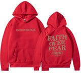 Closette | Faith Over Fear Graphic Hoodie For Woman