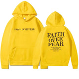 Closette | Faith Over Fear Graphic Hoodie For Woman