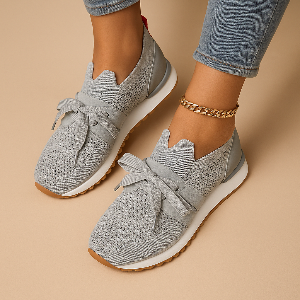 Casual sneakers with lace-up and soft insole for women | Maud