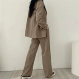 Tailored Blazer and High-Waist Trouser Set | Elowira