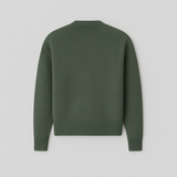 Oversized Knit Sweater with Heart Detail | Anely