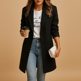 Elegant mid-length coat for women | Mirthe