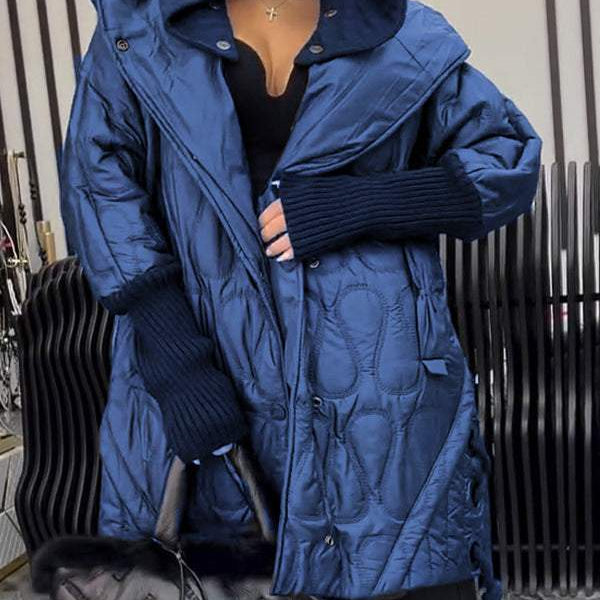 Elegant Faux Tweed Winter Coat | Althea