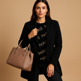 Long elegant women's jacket with a classic cut | Evelien