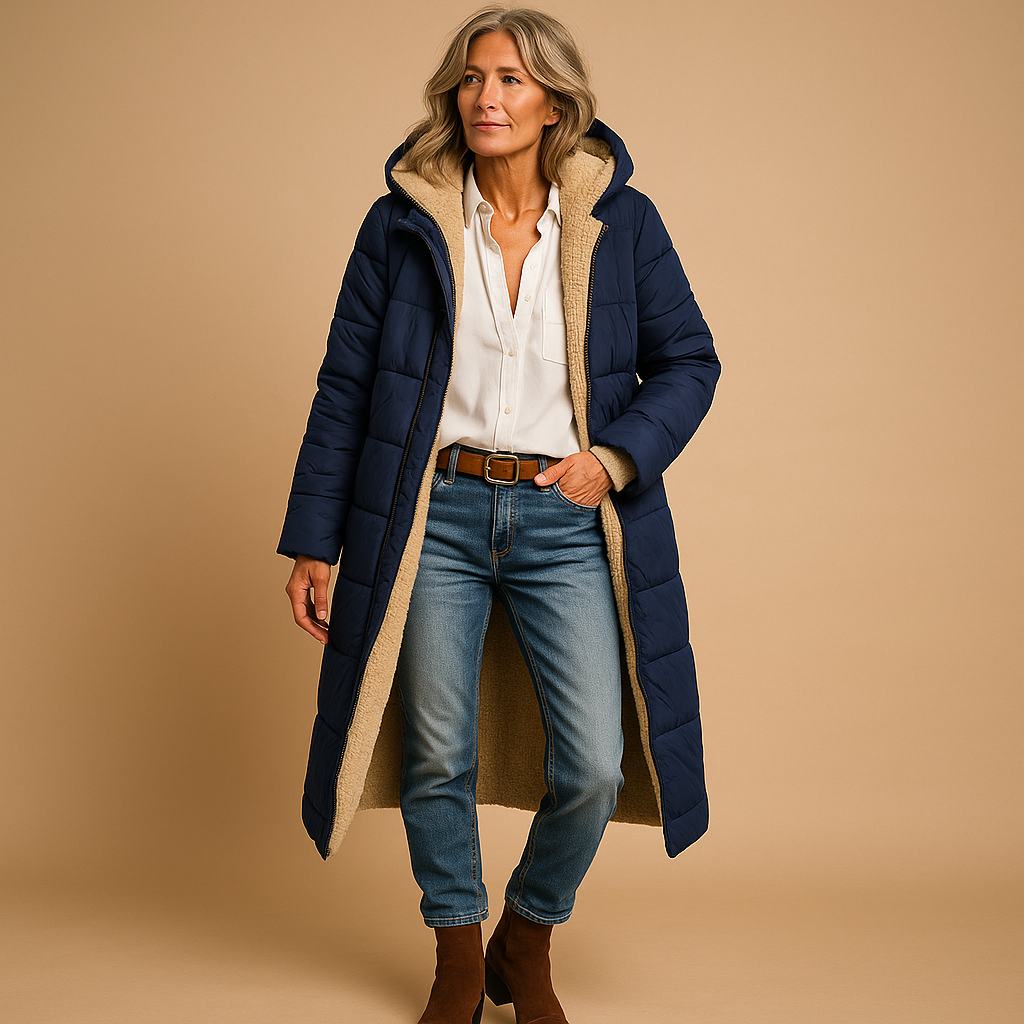 Long Winter Coat for Women | Yfke