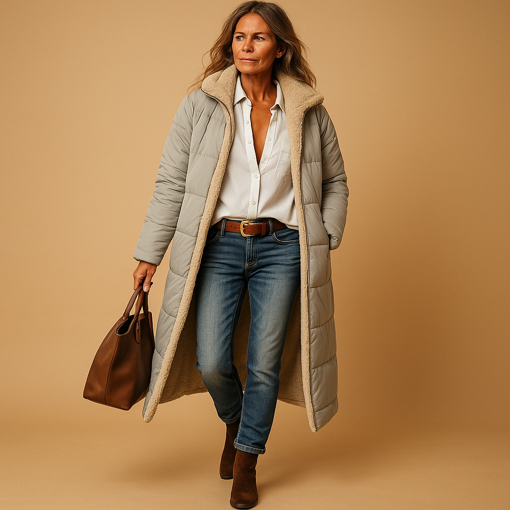 Long Winter Coat for Women | Yfke