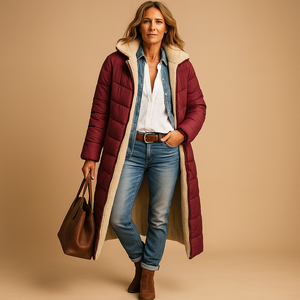 Long Winter Coat for Women | Yfke