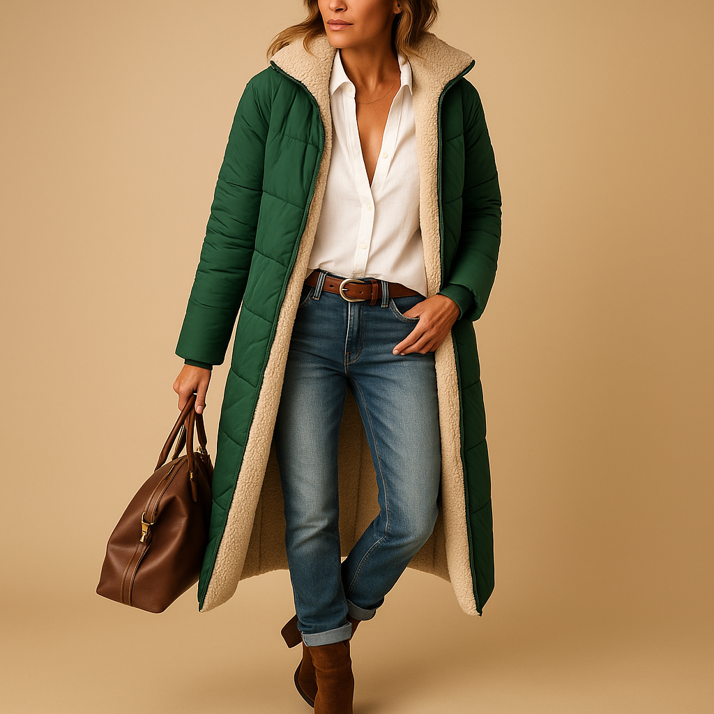 Long Winter Coat for Women | Yfke