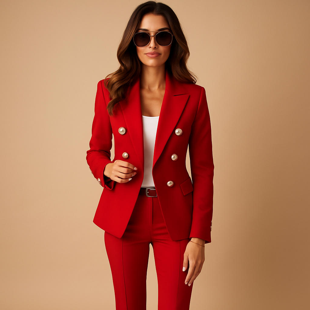 Stylish women's suit with blazer and trousers | Milou