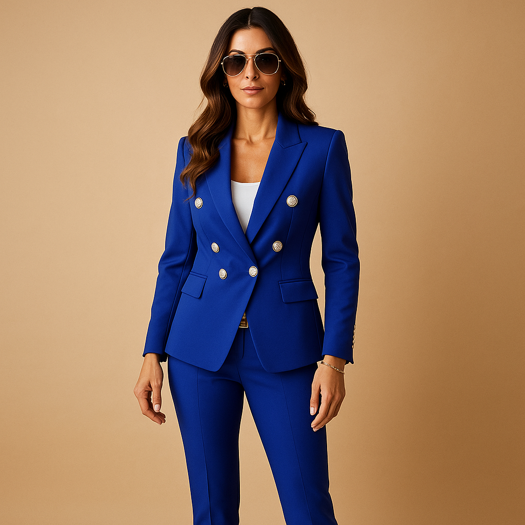 Stylish women's suit with blazer and trousers | Milou