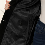 Closette | Fit and Flare Winter Coat with Classic Collar For Woman